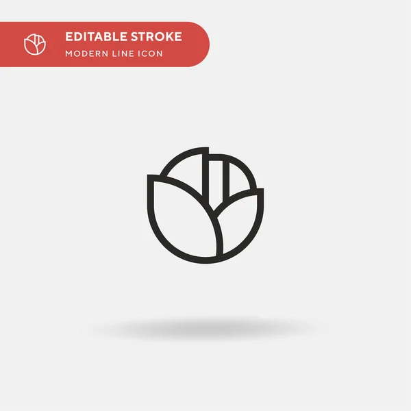 Lettuce Einfaches Vektorsymbol Illustration Symbol Design Vorlage Für Web Mobile — Stockvektor
