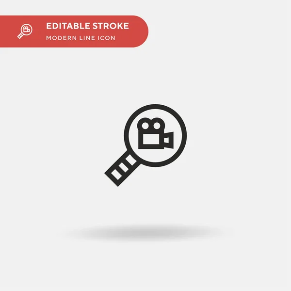 Search Simple Vector Icon Illustration Symbol Design Template Web Mobile — Stock Vector