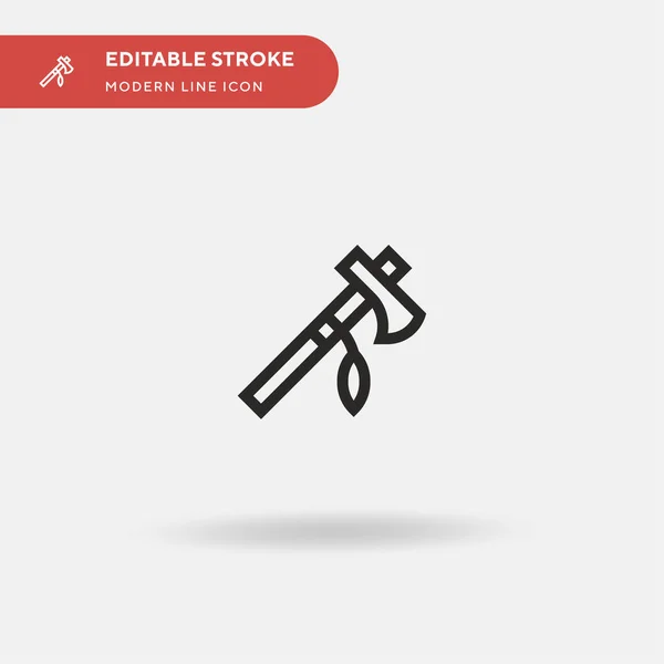 Axe Prosta Ikona Wektora Wzór Symbolu Ilustracji Dla Mobilnego Elementu — Wektor stockowy