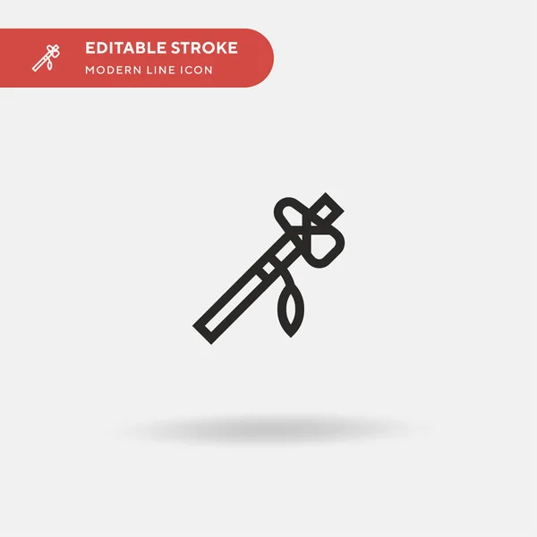Hammer Einfaches Vektor Symbol Illustration Symbol Design Vorlage Für Web — Stockvektor