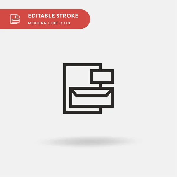 Visual Ícone Vetorial Simples Modelo Design Símbolo Ilustração Para Elemento —  Vetores de Stock