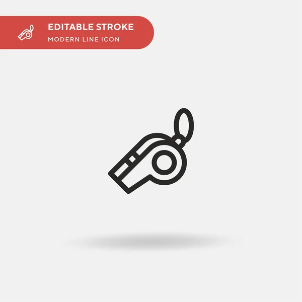 Musik Enkel vektorikon. Illustration symbol design mall för webb mobil UI element. Perfekt färg moderna piktogram på redigerbar stroke. Musik ikoner för ditt affärsprojekt — Stock vektor