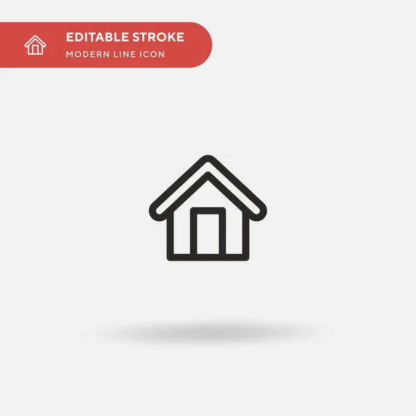 Home Eenvoudige Vector Icoon Illustratie Symbool Ontwerp Sjabloon Voor Web — Stockvector