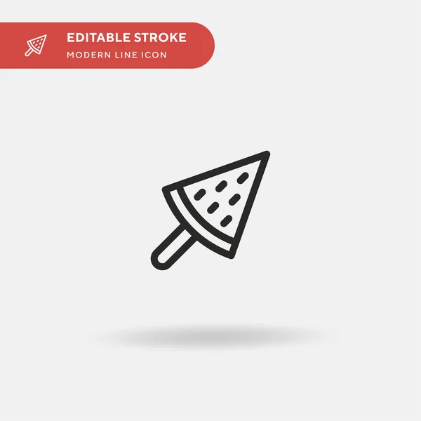 Popsicle Simple Vector Icon Illustration Symbol Design Template Web Mobile — Stock Vector