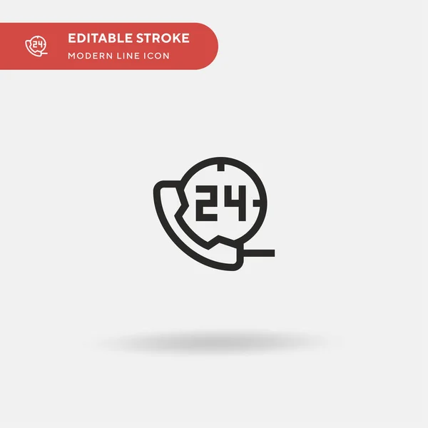 Stunden Einfaches Vektor Symbol Illustration Symbol Design Vorlage Für Web — Stockvektor