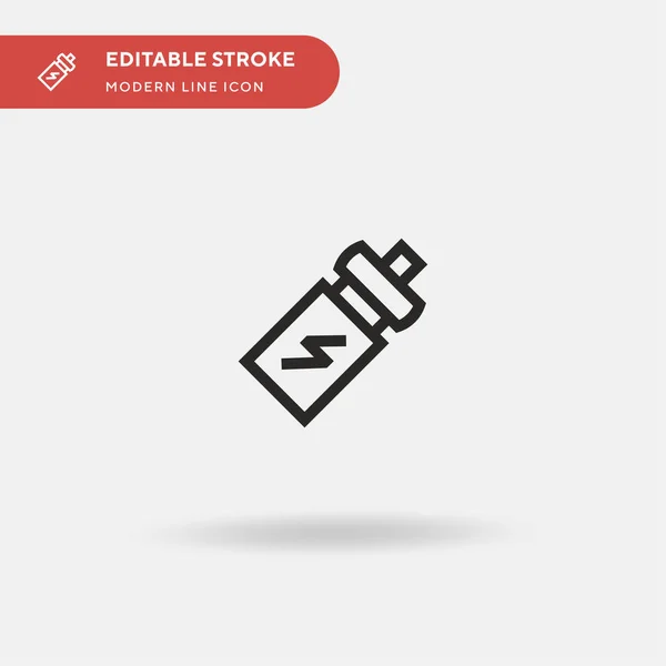 Energy Drink Simple Vector Icon Illustration Symbol Design Template Web — Stock Vector