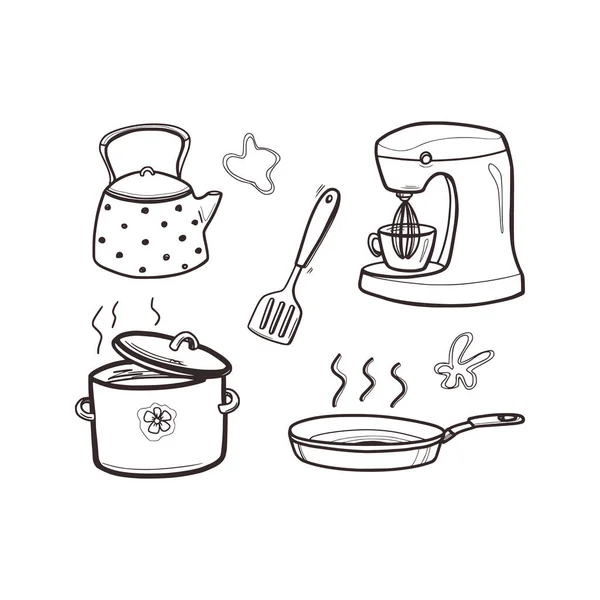 Kitchen Utensils Drawing Images - Free Download on Freepik