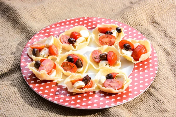 Finger Food Original Appetizer Italian Fine Cuisine — Stock Photo, Image