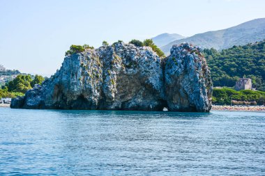 palinuro İtalya için tavşan rock denizden görüntüleyin