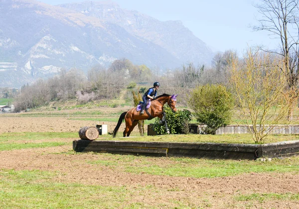 Land ridning professionell — Stockfoto