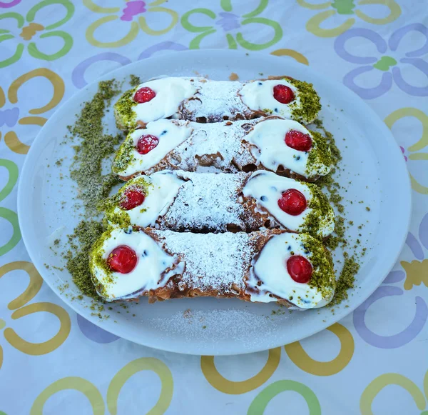 Söta Kakor Italiensk Speciell Smak Sicilien — Stockfoto