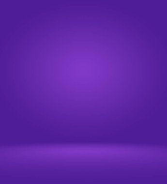 Stüdyo Arkaplan Konsepti - ürün için soyut boş ışık gradyanı mor stüdyo odası arka planı.