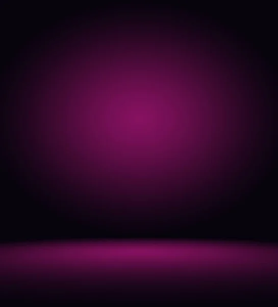 Studio Background Concept - abstrakter leerer Lichtverlauf lila Studioraum Hintergrund für Produkt. — Stockfoto