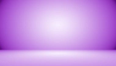 Stüdyo Arkaplan Konsepti - Ürün için Karanlık Gradyan mor stüdyo odası arka planı.