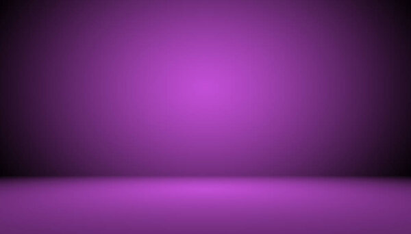 Студийный фон - темно-серый пурпурный фон студийной комнаты для продукта.