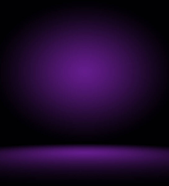 Студийный фон - пустой свет - фиолетовый фон студийной комнаты для продукта.