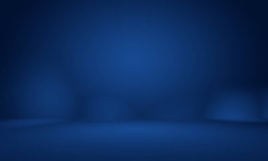 Siyah vignette Stüdyosu ile soyut Koyu Mavi arka plan, iş raporu, dijital, web sitesi şablonu, arkaplan.