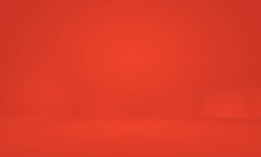 Soyut lüks, yumuşak, kırmızı arka plan, Noel Sevgililer Günü planı, stüdyo, oda, web şablonu, düz daire eğimli iş raporu.