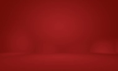 Soyut lüks, yumuşak, kırmızı arka plan, Noel Sevgililer Günü planı, stüdyo, oda, web şablonu, düz daire eğimli iş raporu.