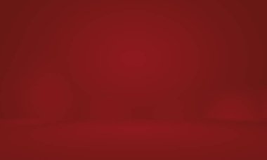 Soyut lüks, yumuşak, kırmızı arka plan, Noel Sevgililer Günü planı, stüdyo, oda, web şablonu, düz daire eğimli iş raporu.