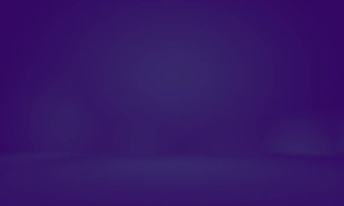 Stüdyo Arkaplan Konsepti - ürün için soyut boş ışık gradyanı mor stüdyo odası arka planı.