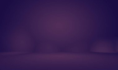 Stüdyo Arkaplan Konsepti - ürün için soyut boş ışık gradyanı mor stüdyo odası arka planı.