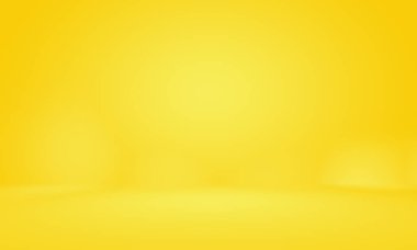 Soyut Lüks Altın Gradyan Stüdyo Duvarı. Arka plan, düzen, afiş ve ürün sunumu olarak kullanılabilir..