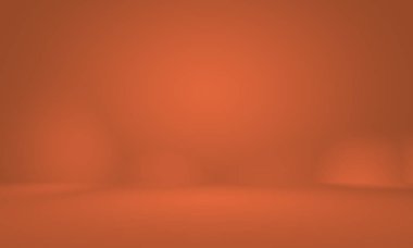 Soyut pürüzsüz Turuncu arkaplan tasarımı, stüdyo, oda, web şablonu, düz daire eğimli iş raporu