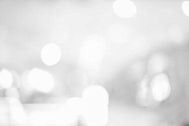 Gri ya da beyaz, mağaza geçmişi bulanık. Odaklanmamış bulanık arkaplan.