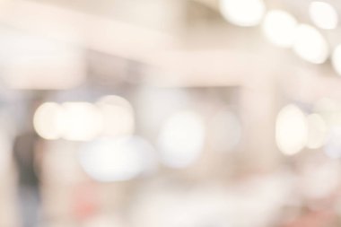 Soyut Parlak ışık Bokeh arka planda daireler çiziyor. Alışveriş merkezi ışığı..