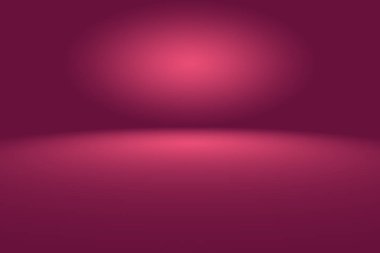 Soyut boş açık pembe stüdyo odası arka planı, ürün gösterimi, afiş, şablon için montaj olarak kullan.