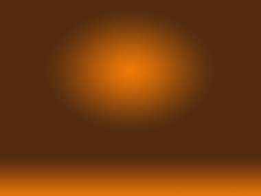 Soyut pürüzsüz Turuncu arkaplan tasarımı, stüdyo, oda, web şablonu, düz daire eğimli iş raporu