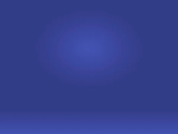 Resumen Liso Azul oscuro con Negro vignette Studio bien uso como fondo, informe de negocio, digital, plantilla de sitio web, telón de fondo. — Foto de Stock