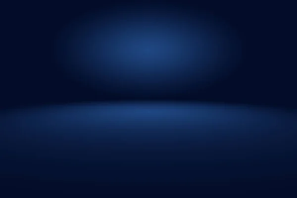 Abstract Smooth Dark blue with Black vignette Studio well use as background, business report, digital, website template, background. — Φωτογραφία Αρχείου