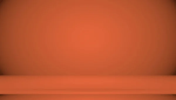 Diseño de diseño de fondo naranja liso abstracto, estudio, habitación, plantilla web, informe de negocios con color de gradiente de círculo liso —  Fotos de Stock