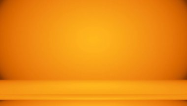 Soyut pürüzsüz Turuncu arkaplan tasarımı, stüdyo, oda, web şablonu, düz daire eğimli iş raporu