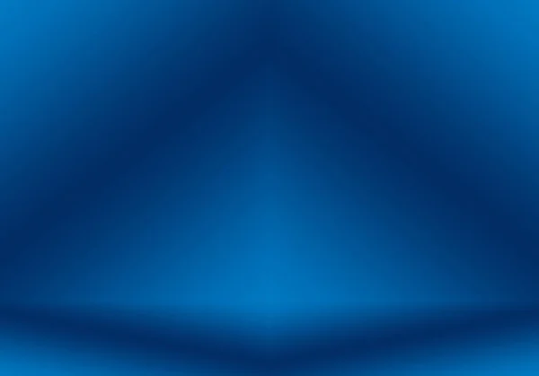 Gradiente Azul Fundo Abstrato Azul Escuro Liso Com Vinheta Preta — Fotografia de Stock