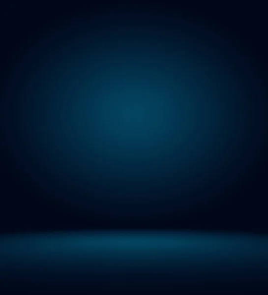 Gradient Blue abstract background. Smooth Dark blue with Black vignette Studio — Stock Photo, Image