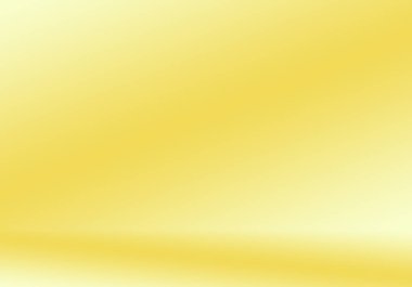 Soyut Lüks Altın Gradyan Stüdyo Duvarı. Arka plan, düzen, afiş ve ürün sunumu olarak kullanılabilir..