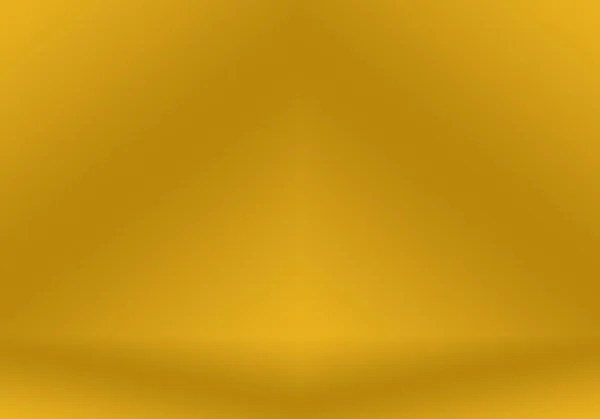 Abstract Luxury Gold yellow gradient studio wall, well use as background,layout,banner and product presentation. — Stock Photo, Image