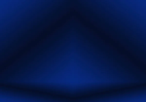 Gradient Blue abstract background. Smooth Dark blue with Black vignette Studio — Stock Photo, Image
