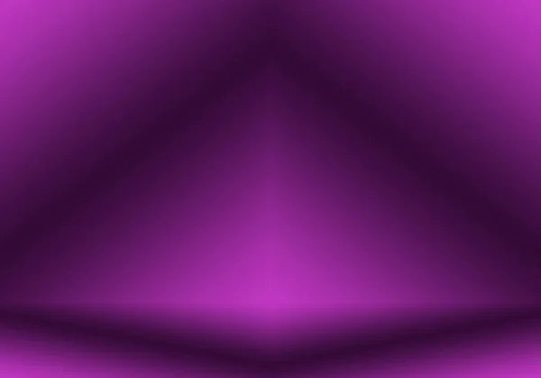 工作室背景概念-产品的抽象空光梯度紫色工作室背景. — 图库照片