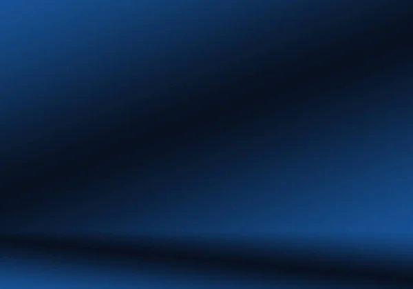 Gradiente Sfondo astratto blu. Smooth Blu scuro con vignetta nera Studio — Foto Stock