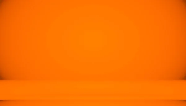 Diseño de diseño de fondo naranja liso abstracto, estudio, habitación, plantilla web, informe de negocios con color de gradiente de círculo liso —  Fotos de Stock