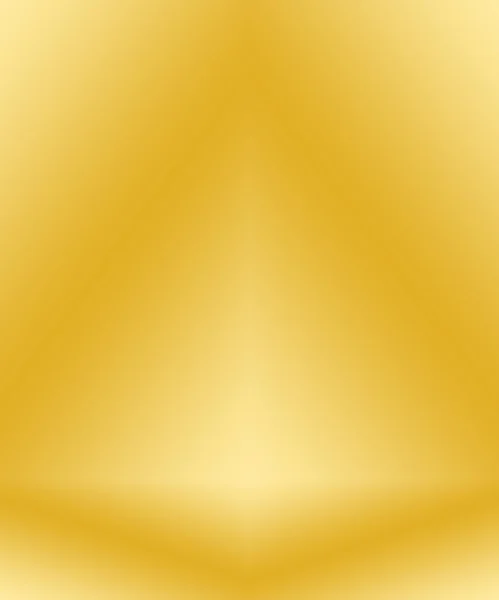 Abstract Luxury Gold yellow gradient studio wall, well use as background,layout,banner and product presentation. — Stock Photo, Image