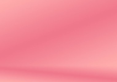 Soyut boş açık pembe stüdyo odası arka planı, ürün gösterimi, afiş, şablon için montaj olarak kullan.