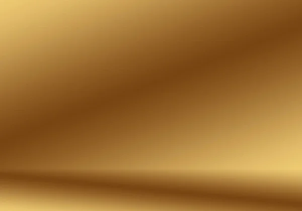 Abstract Luxury Gold yellow gradient studio wall, well use as background,layout,banner and product presentation. — Stock Photo, Image