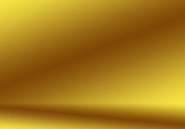 Abstract Luxury Gold yellow gradient studio wall, well use as background,layout,banner and product presentation. — Stock Photo, Image