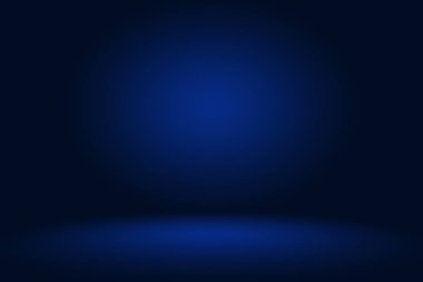 Gradyan Mavi soyut arkaplan. Siyah vignette Stüdyosu ile Pürüzsüz Koyu Mavi.