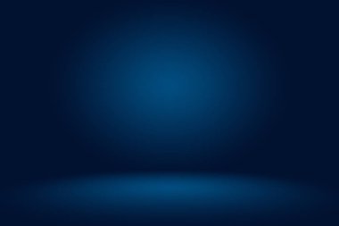 Gradyan Mavi soyut arkaplan. Siyah vignette Stüdyosu ile Pürüzsüz Koyu Mavi.